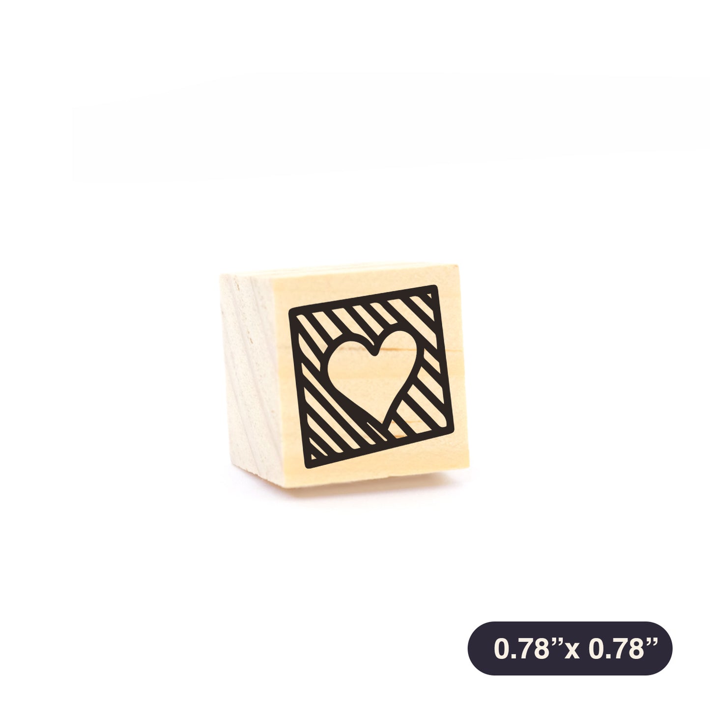 Sellito corazón con líneas