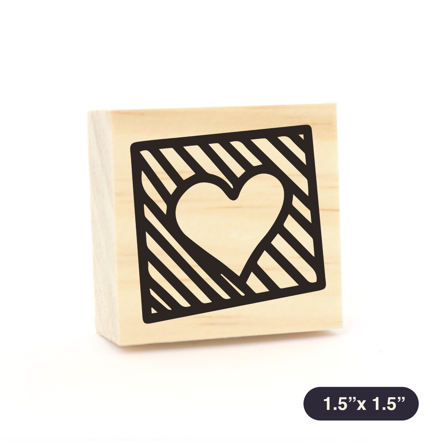 Sellito corazón con líneas