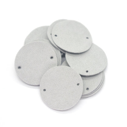Faux Leather Rounded Labels