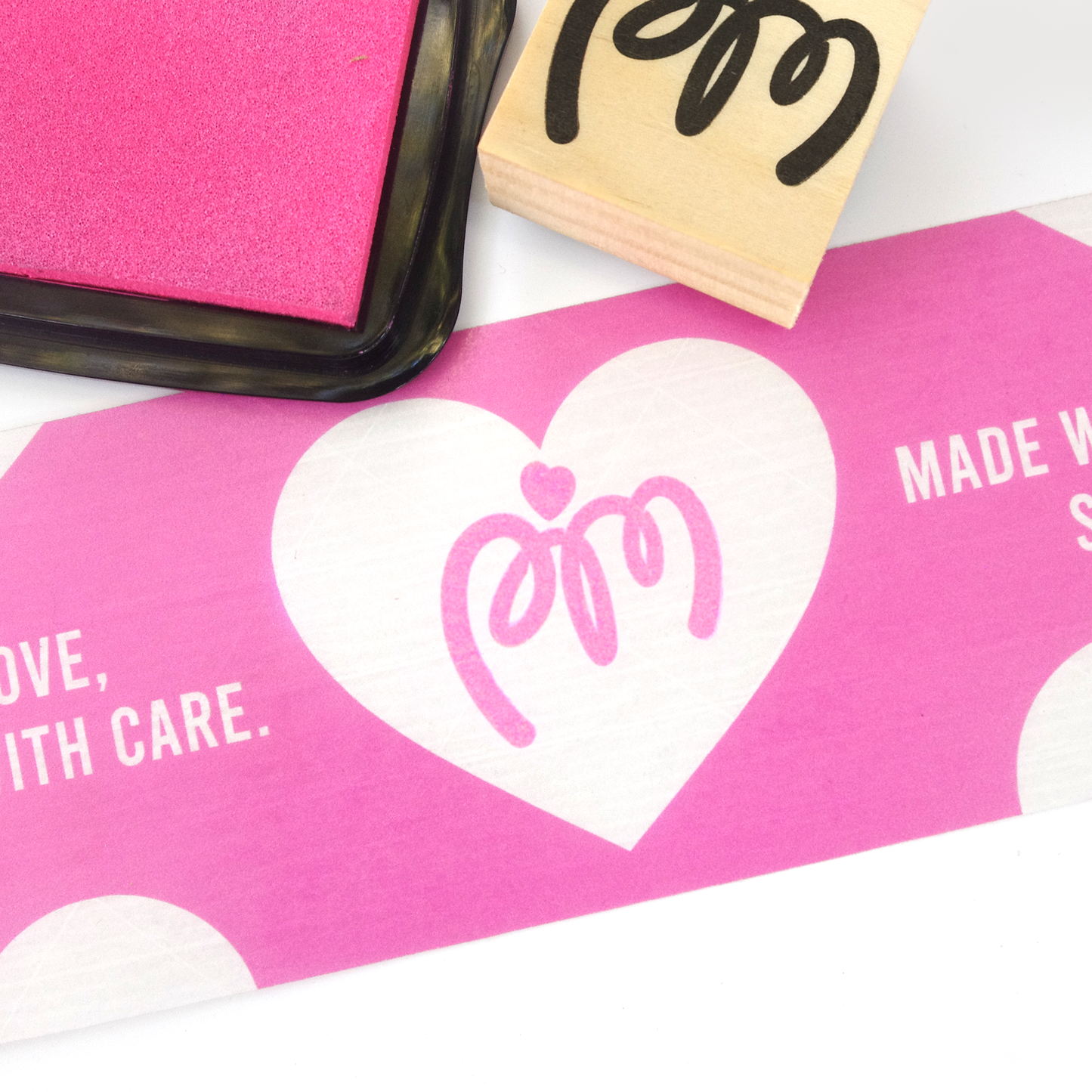 Cinta de Embalaje Sellable Rosa