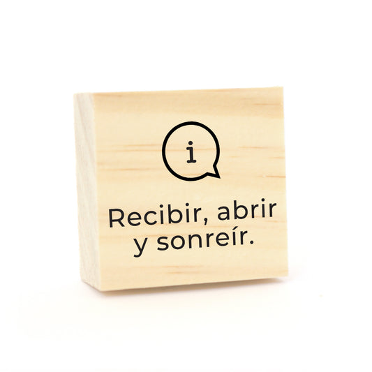 Sellito Recibir, abrir, sonreír