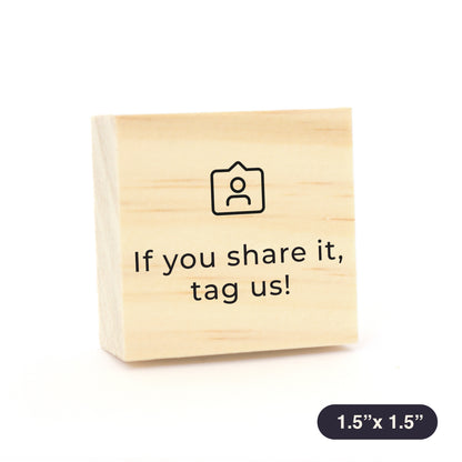 Stamp If you share it, tag us