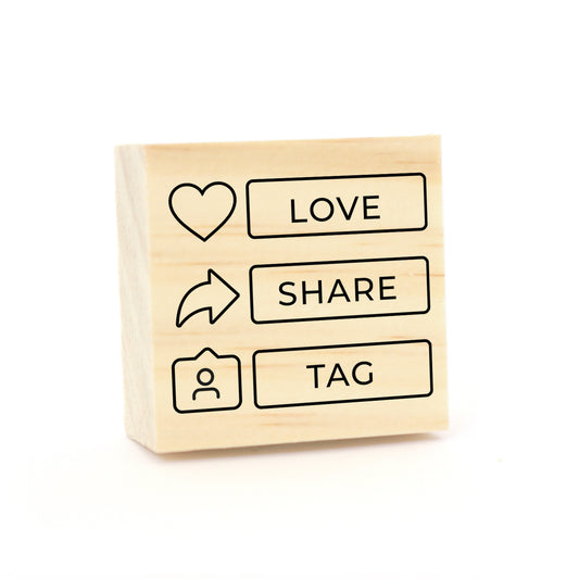 Stamp Love, share, tag 2
